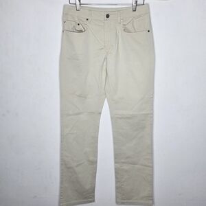 Versace Trend Chino Khaki Straight Leg Men's Pants Size 30